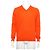 Louis Vuitton Klassisches V-Ausschnitt Strick-T-Shirt für Herren in Orange