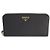 Prada Saffiano Leather Triangle Logo Wallet