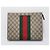 Gucci Clutch GG Supreme Ophidia Web Canvas - vista 2