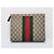 Gucci Clutch GG Supreme Ophidia Web Canvas - vista 4