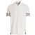 Thom Browne Polo de algodão texturizado com acabamentos RWB Branco