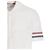 Thom Browne Polo de algodão texturizado com acabamentos RWB Branco - vista 5
