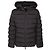 Moncler Alete Steppjacke mit Kapuze Schwarz