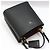 Prada Borsa a tracolla bucket medium Black Saffiano Double Pannier - vista 4
