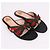 Gucci Studded Grosgrain Web Strap Sandals Black - view 4