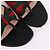 Gucci Studded Grosgrain Web Strap Sandals Black - view 5