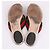 Gucci Studded Grosgrain Web Strap Sandals Black - view 9