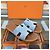 Hermès Sandalias y chanclas Izmir para hombre en denim Multicolor - vista 3