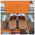 Hermès Sandalias y chanclas Izmir para hombre en denim Multicolor - vista 5