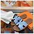 Hermès Sandalias y chanclas Izmir para hombre en denim Multicolor - vista 7