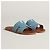 Hermès Sandalias y chanclas Izmir para hombre en denim Multicolor - vista 9