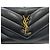 Saint Laurent Piccola borsa a tracolla con catena Lulu Nera Nero - vista 10