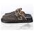 Fendi Mule FF in jacquard Nero - vista 3