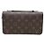 Louis Vuitton Monogram Zippy Wallet Brown