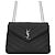 Borsa Loulou Small Chain Bag Saint Laurent Nero