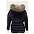 Moncler Fox Fur Clion Women's Down Jacket Black - view 4