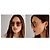 Gucci Gafas de sol de lujo de metal oversize cuadradas marrones Dorado - vista 3