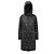 Moncler Serilong Steppjacke mit Kapuze Schwarz