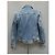 Louis Vuitton Giacca di denim blu Virgil Abloh - vista 3