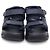 Louis Vuitton Taiga Leather Monogram Strap Sandal Blue - view 2