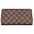Louis Vuitton Cartera Zippy Damier Roja - vista 2