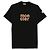 Moncler Teddy Logo Baumwoll-T-Shirt Schwarz Orange - Ansicht 2