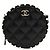 Chanel Borsa a tracolla Tambourine in pelle di agnello con perle Nero