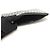 Jimmy Choo Clutch FARA in pelle nera con monogramma JC argento e glitter nero - vista 5