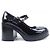 Céline BABIES AUS LACKKLEIDER-KALBSLEDER