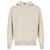 Prada Felpa con cappuccio in pile di cotone Bianco