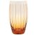 Hermès Amber Fanfare Kristall Highball-Gläser Set Mehrfarben