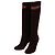 Gucci Botas de ante marrón para mujer Castaño