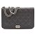 Chanel Boy WOC Caviar Negro Plateado - vista 4