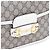Gucci Borsa a tracolla GG Supreme Canvas Horsebit bianca Marrone - vista 6