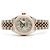 Rolex Orologio Datejust da donna con quadrante in perla rosa e diamanti - vista 19