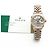 Rolex Orologio Datejust da donna con quadrante in perla rosa e diamanti - vista 2