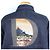 Balenciaga Giacca camicia in denim oversize con logo Kerouac Blu - vista 2