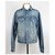 Balenciaga Jeansjacke Wave Logo Blau - Ansicht 2
