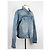 Balenciaga Jeansjacke Wave Logo Blau - Ansicht 6