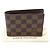 Louis Vuitton Damier Ebene Canvas Multiple Wallet Coin Purse Brown - view 3