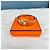 Bracciale Rigido Hermès Logo Orange Click Clack Arancione - vista 2