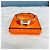 Bracciale Rigido Hermès Logo Orange Click Clack Arancione - vista 3