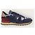 Valentino Sneakers Rockstud in denim camo Blu - vista 2