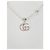 Gucci Collana con pendente di perla rosa Double GG Marmont - vista 2