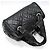 Chanel Borsa Tote Bowling Black Caviar Silver Timeless Nero - vista 3