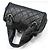 Chanel Borsa Tote Bowling Black Caviar Silver Timeless Nero - vista 4