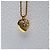 Dior CD Logo Half Heartstone Halskette (Premium Necklace) Golden - Ansicht 10