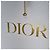 Dior CD Logo Half Heartstone Halskette (Premium Necklace) Golden - Ansicht 15