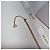 Dior CD Logo Half Heartstone Halskette (Premium Necklace) Golden - Ansicht 17