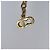 Dior CD Logo Half Heartstone Halskette (Premium Necklace) Golden - Ansicht 18